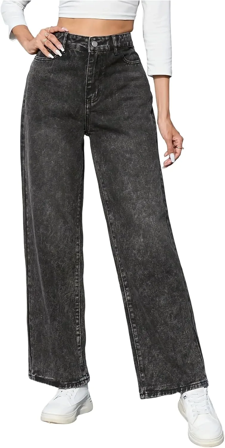 

Женские джинсы в стиле 90-х: широкие, свободные, с высокой талией Djeanxa