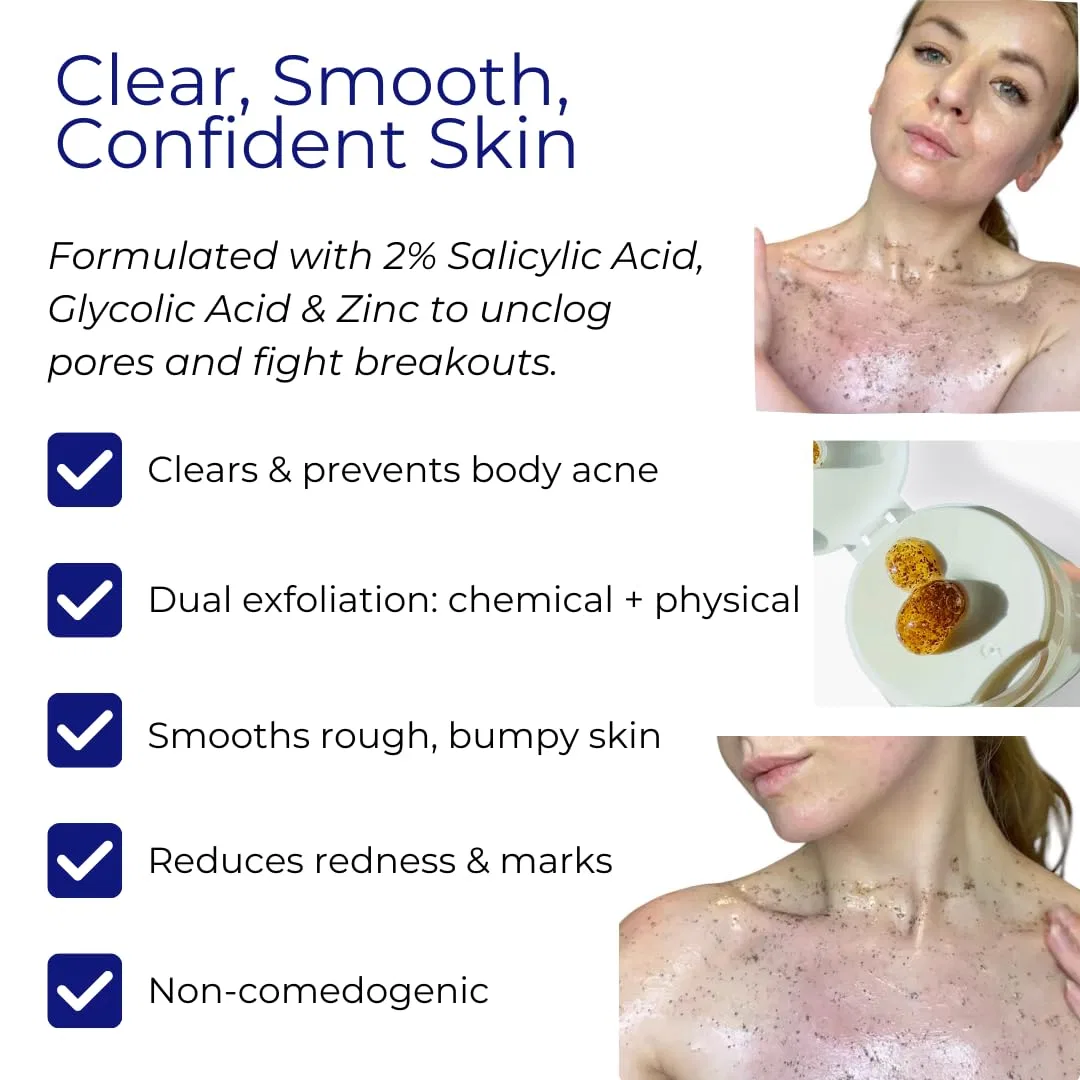 Скраб для тела BHA с салициловой и гликолевой кислотой Skin Hydroxy — фото 4
