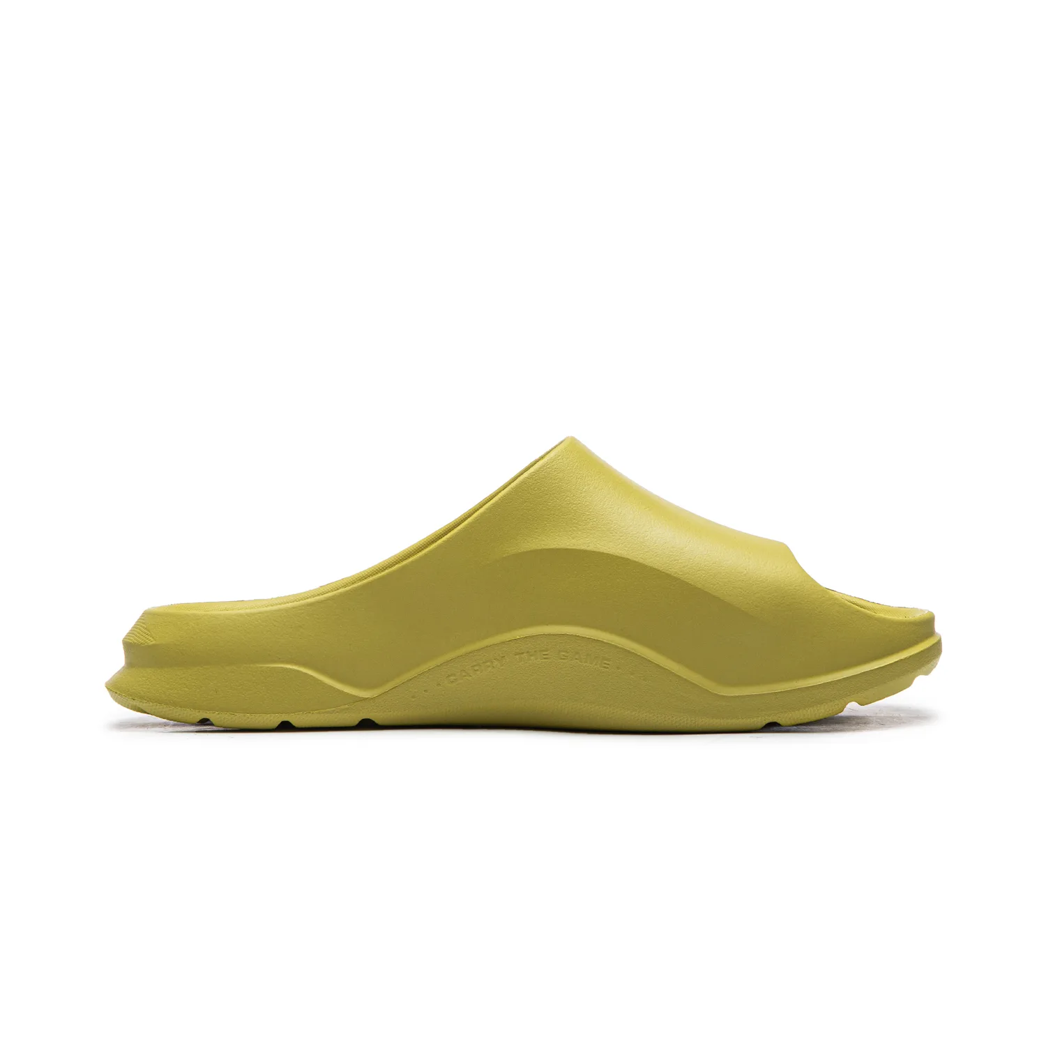 Li-Ning Slide Slippers Unisex Green Beans Yellow — фото 3
