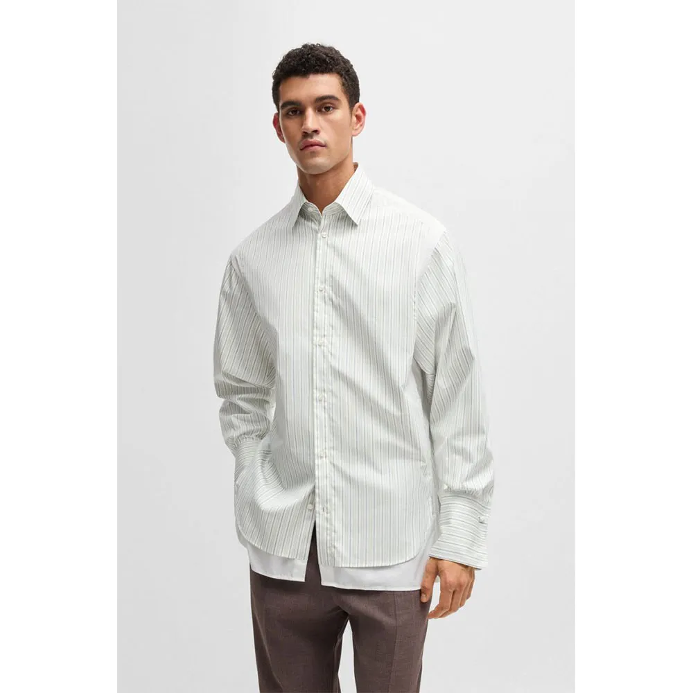 

Рубашка BOSS Netstat, зеленый