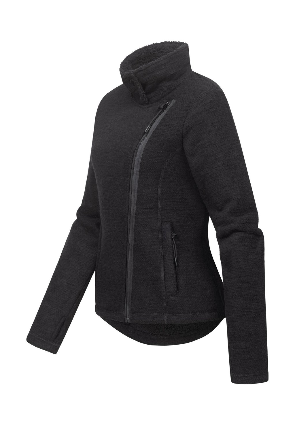 

Флисовая куртка SASKIE MELANGE Ragwear, черный