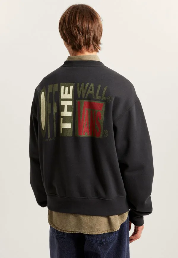 

Эластичная толстовка с эффектом потрескавшейся кожи Vans, Black, Черный, Эластичная толстовка с эффектом потрескавшейся кожи Vans, Black