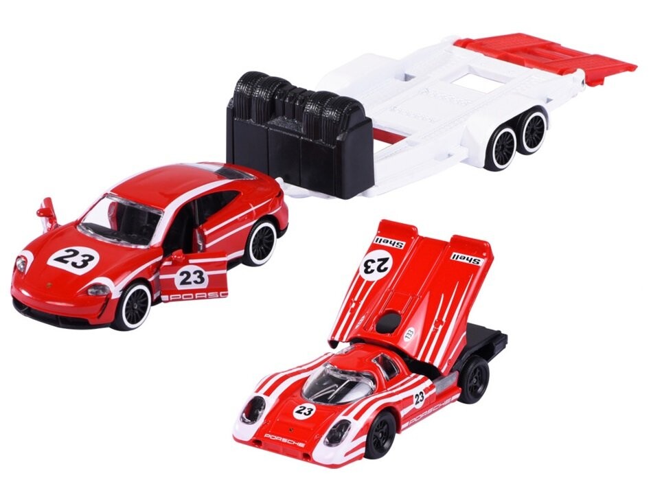 

Комплект Majorette 2 Porsche Taycan Turbo S+ 917 1:64