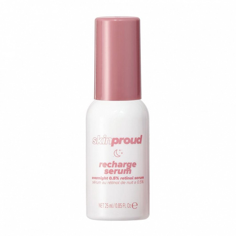 

Ночная сыворотка для лица с ретинолом recharge serum - overnight retinol serum Skin Proud, 25 мл