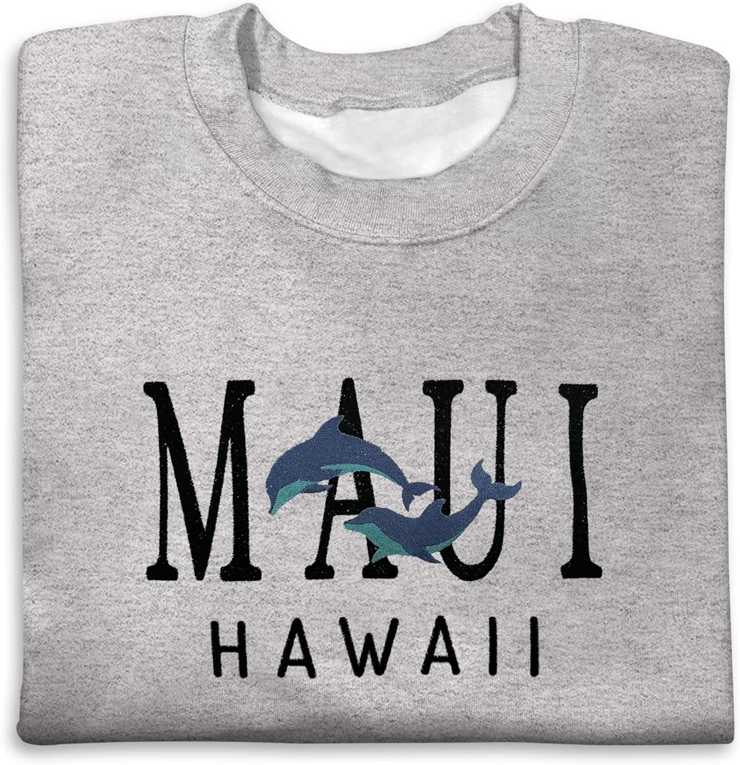 

NACRE APPAREL свитшот с вышивкой Maui Hawaii, трендовый и милый