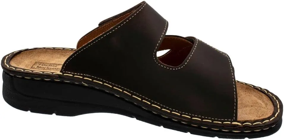 Мужские мюли марки Fischer, мюли из такой стали Fischer Markenschuh, мокко — фото 2