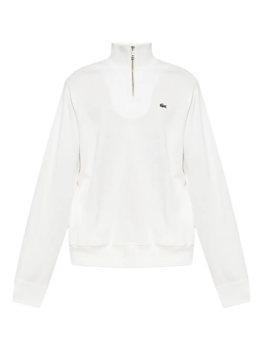 

Толстовка с вышивкой на молнии Lacoste, белый