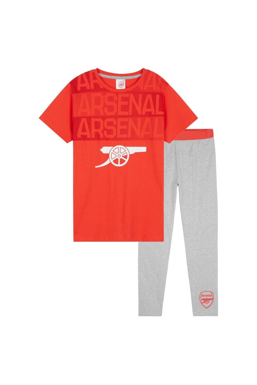 

Пижамный комплект для футбольных фанатов, футболка и брюки Arsenal FC, мультиколор