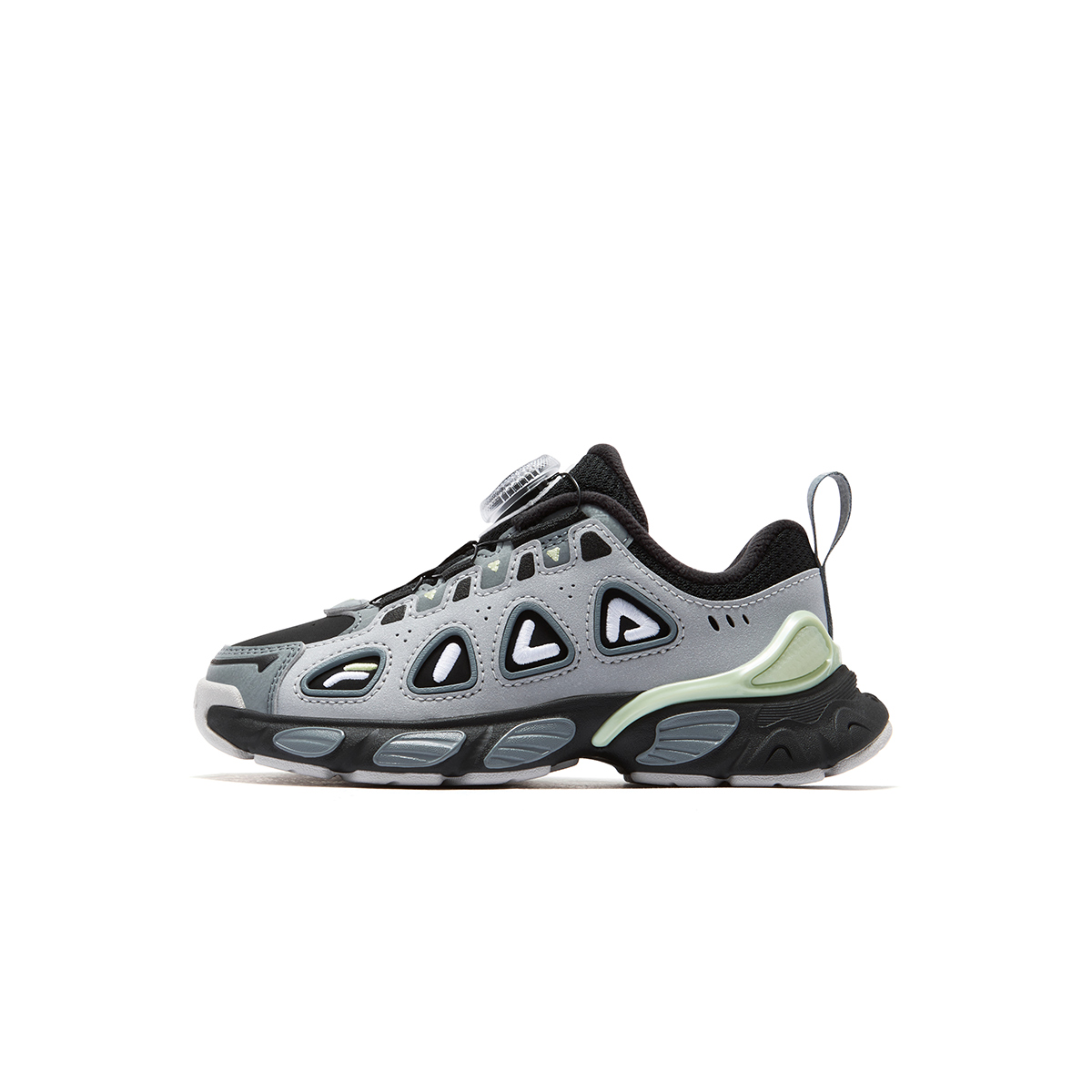 

FILA KIDS Легкие беговые кроссовки Heritage FHT с абразивостойкостью и амортизацией, низкие, Black/Space Silver, детские