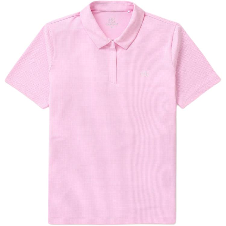 

KOLON SPORT Рубашка-поло женская розовая