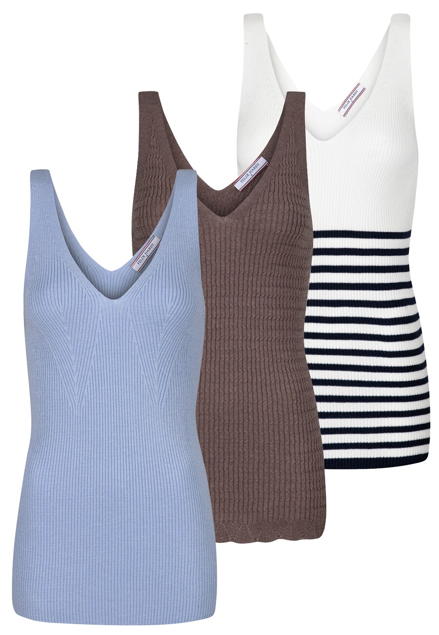 

Топ Felix Hardy, цвет Navy/Light blue/Chocolate/White