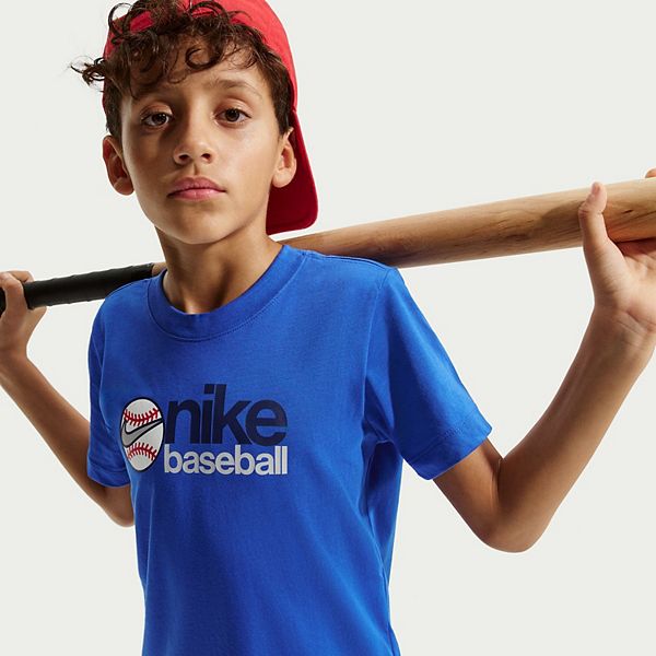 Футболка с принтом в бейсбольной тематике для подростков Nike, Game Royal — фото 3