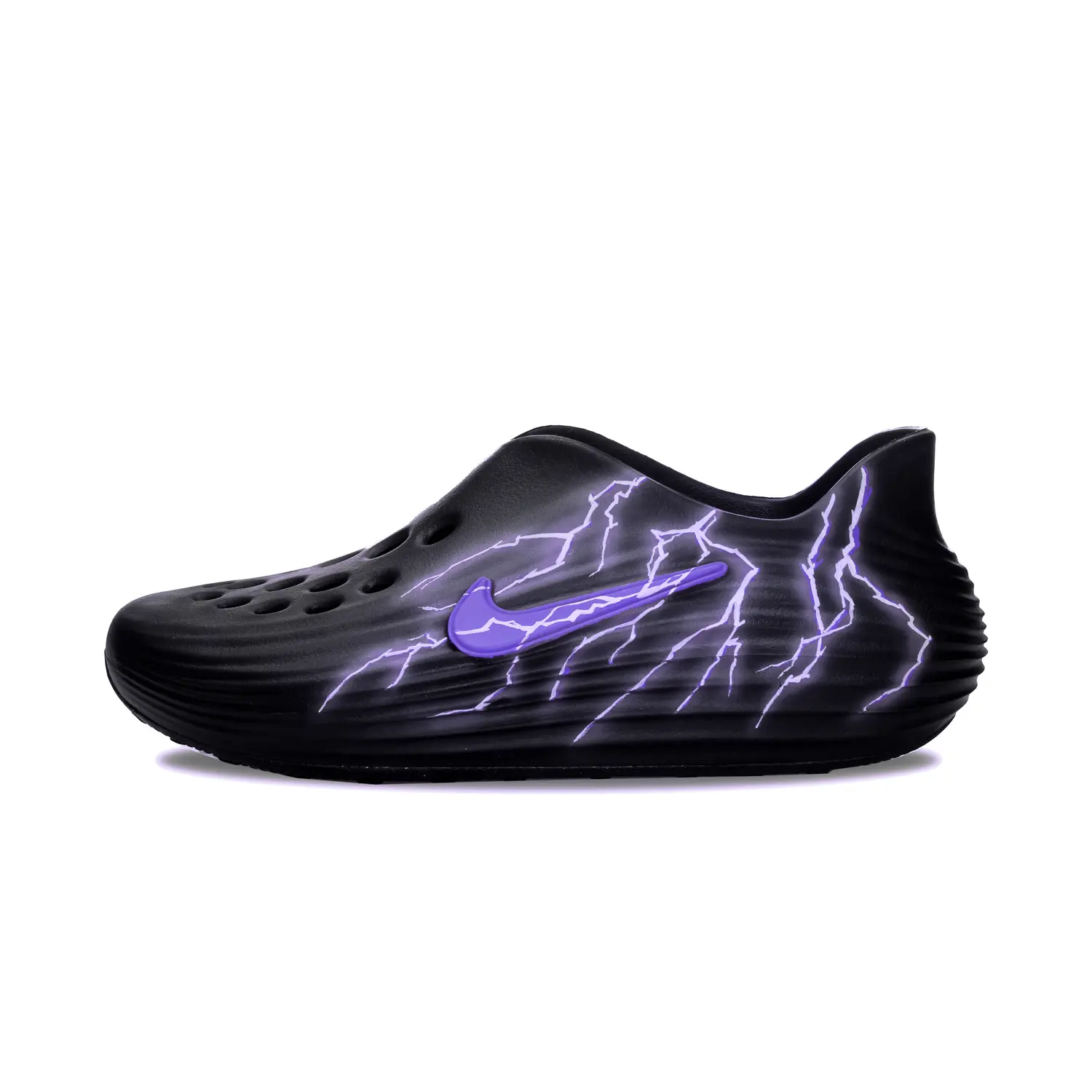 Nike Сабо ReactX Rejuven8 унисекс, черные, фиолетовые