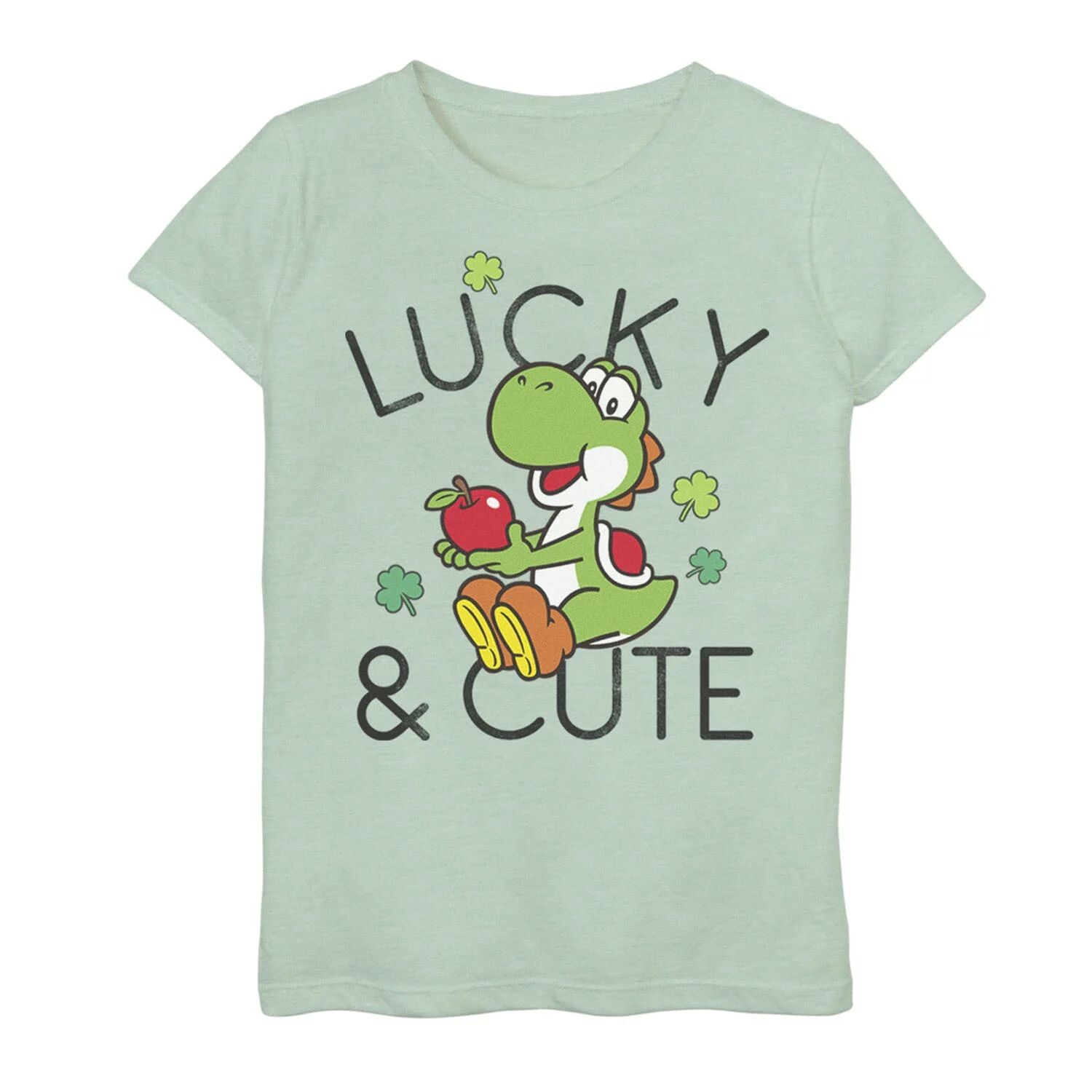

Футболка Nintendo Super Mario Yoshi для девочек 7–16 лет «Lucky & Cute» Licensed Character