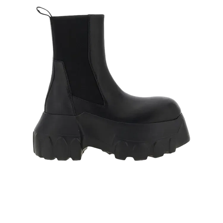 Ботинки Rick Owens Black Beatle Mega Tractor Chelsea Boot, черный
