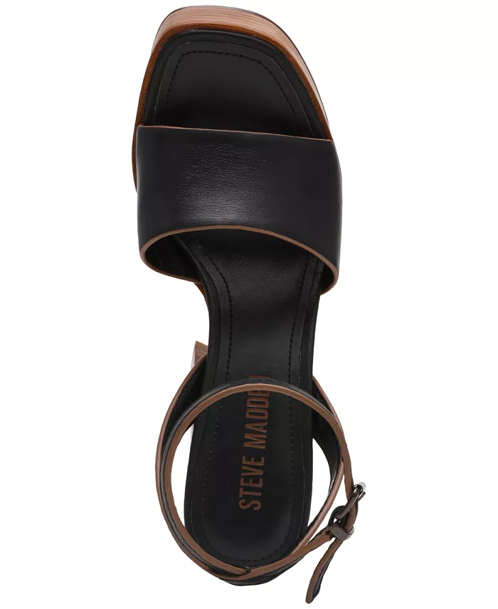 Женские сандалии Floria на платформе, комплект из двух частей Steve Madden, черный — фото 4
