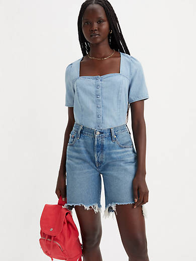 

Блузка Pascale с коротким рукавом Levi's, цвет Old 517 - Light Wash