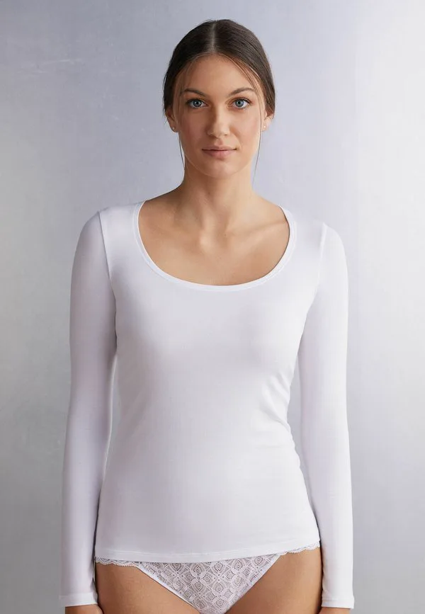 

Футболка с длинными рукавами Intimissimi, Weiß Milk White, Белый, Футболка с длинными рукавами Intimissimi, Weiß Milk White