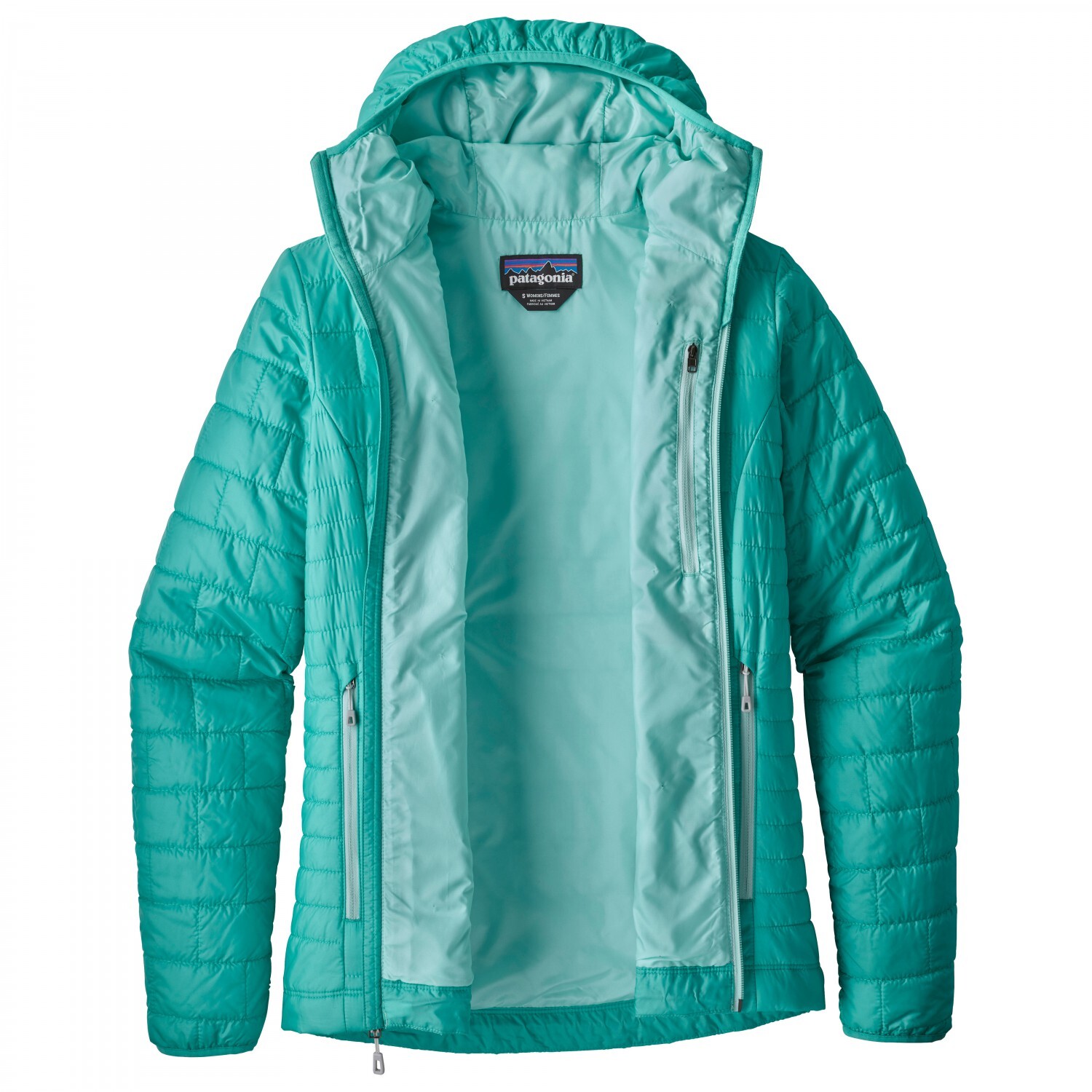Куртка из синтетического волокна Patagonia Women's Nano Puff Hoody, черный — фото 2
