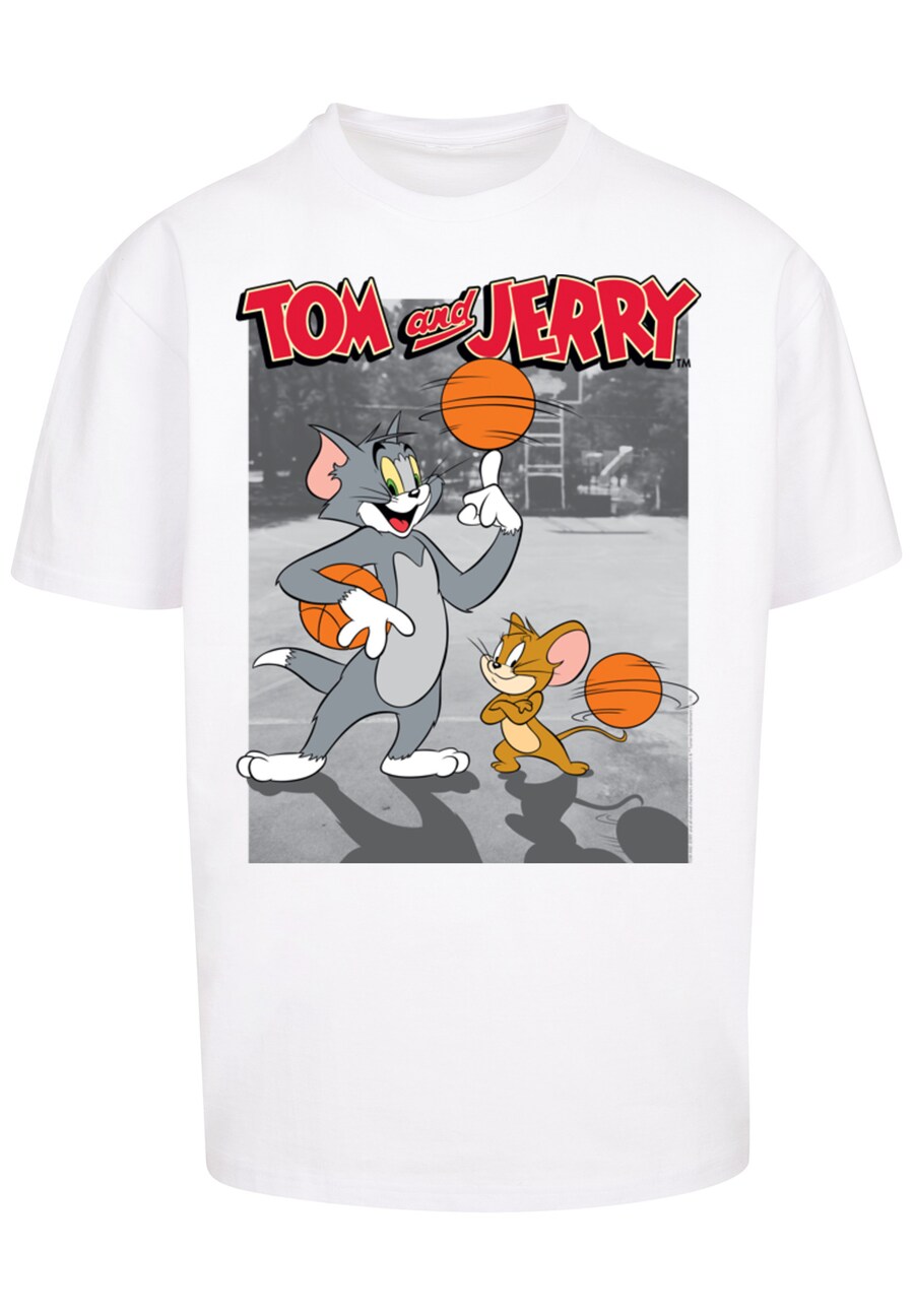 

Рубашка F4NT4STIC Tom And Jerry Basketball Buddies, белый