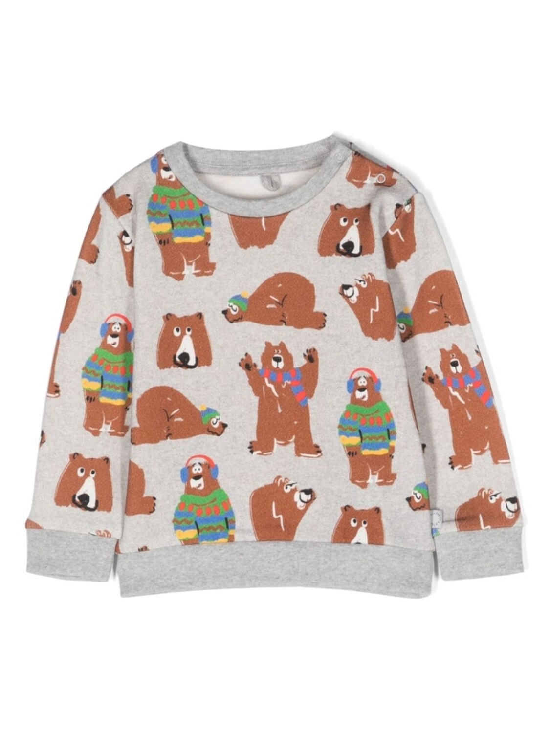 

Stella McCartney Kids толстовка с принтом, серый