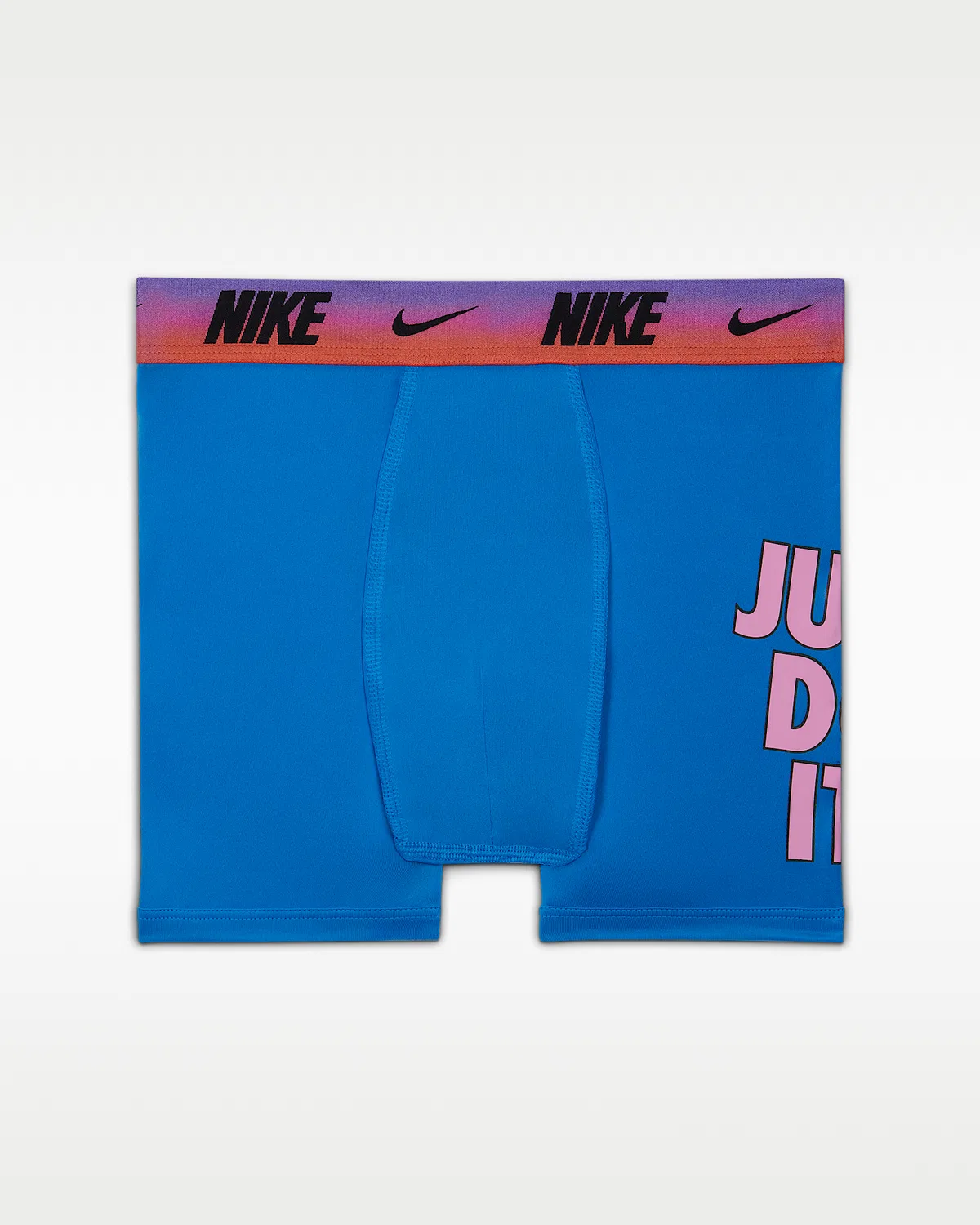 Большие детские боксеры Dri-FIT с принтом (2 шт.) Nike, Light Photo Blue — фото 2