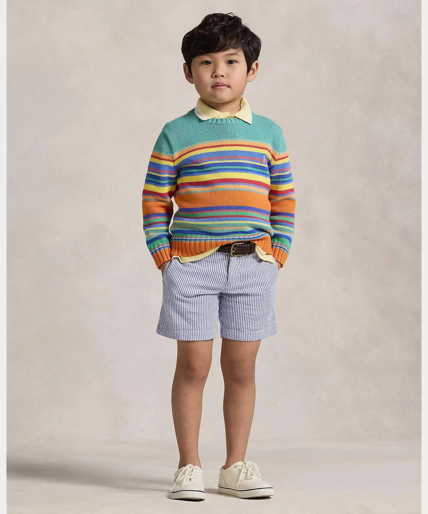 Детские шорты Polo Ralph Lauren Stretch Cotton Seersucker