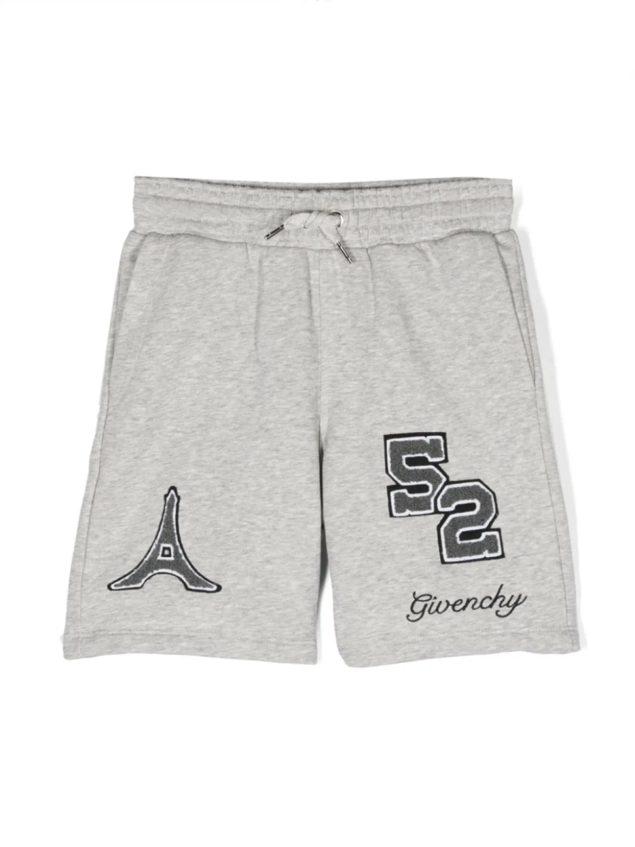 

Givenchy Kids спортивные шорты с вышитым логотипом, серый