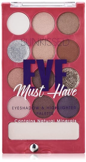 

Палитра теней и хайлайтеров Sunkissed, Eye Must Have, разноцветный