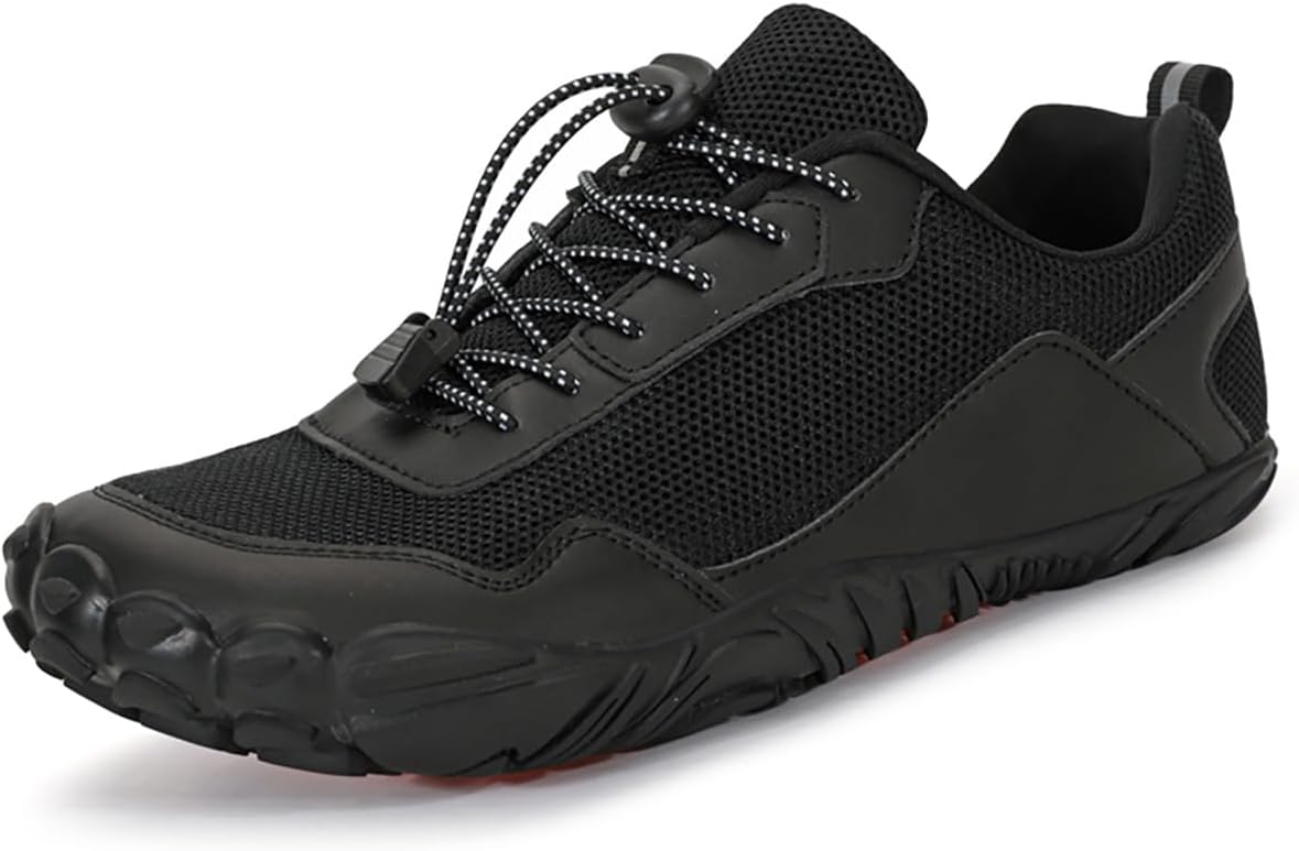 

Кроссовки Dinint Barefoot для мужчин и женщин с широкой пяткой, повседневные минималистичные кросс-тренеры с нулевым падением подошвы, черный