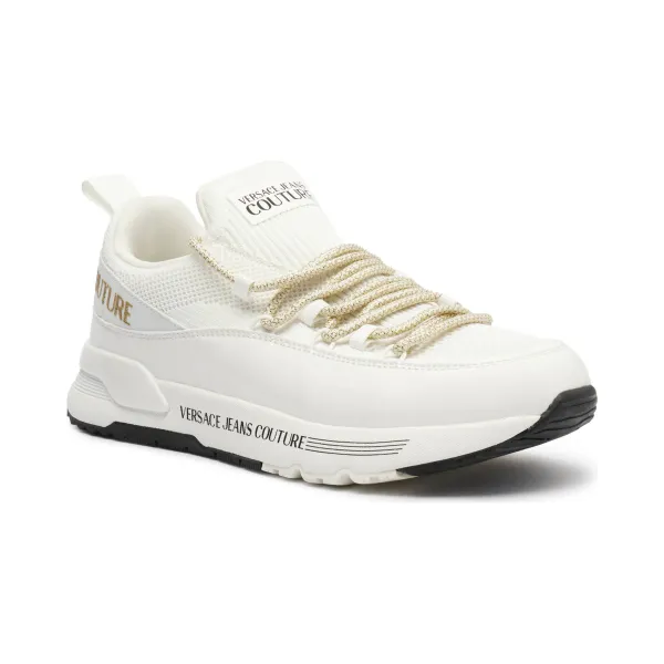 Кроссовки туфли Versace, бежевый