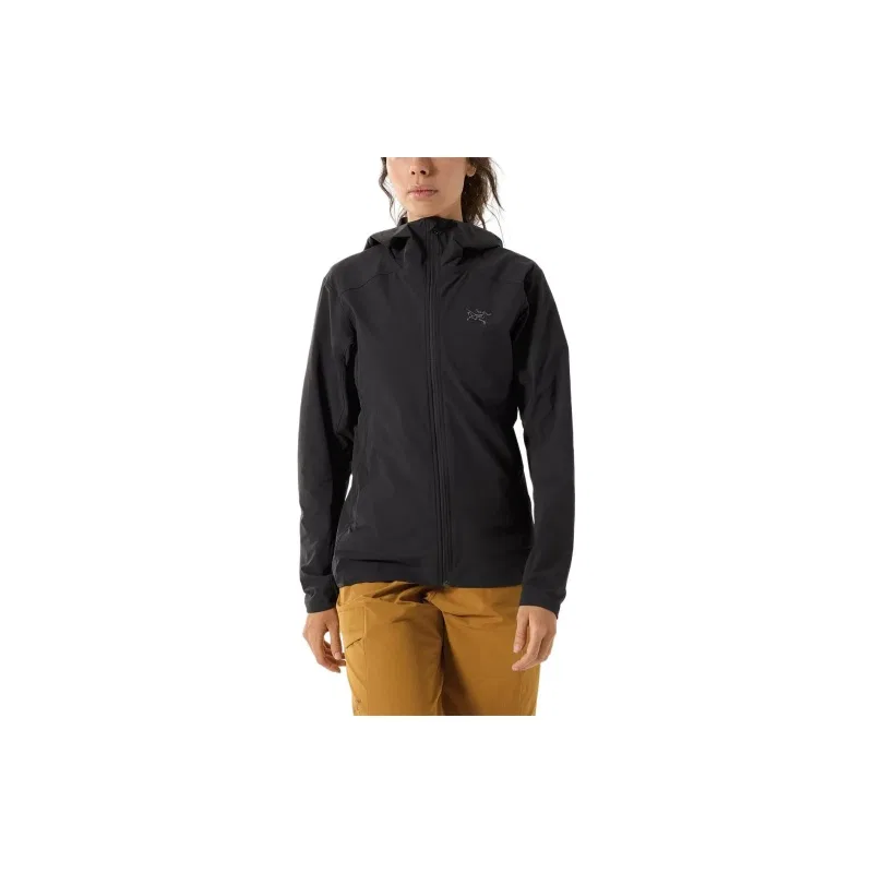 Куртка ветровка Arc'teryx GAMMA LIGHTWEIGHT водонепроницаемая, ветрозащитная, дышащая, износостойкая, быстросохнущая Arcteryx, Black — фото 2