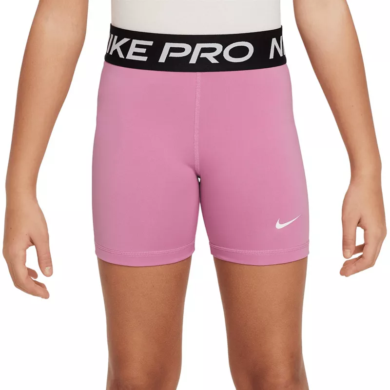 

Шорты Nike для девочек 3 дюйма Pro, цвет Magic Flamingo
