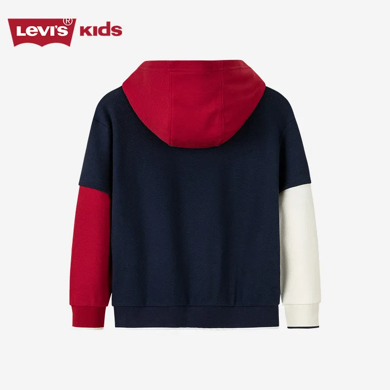 Толстовка с капюшоном унисекс Levis, Dark Royal Blue — фото 4