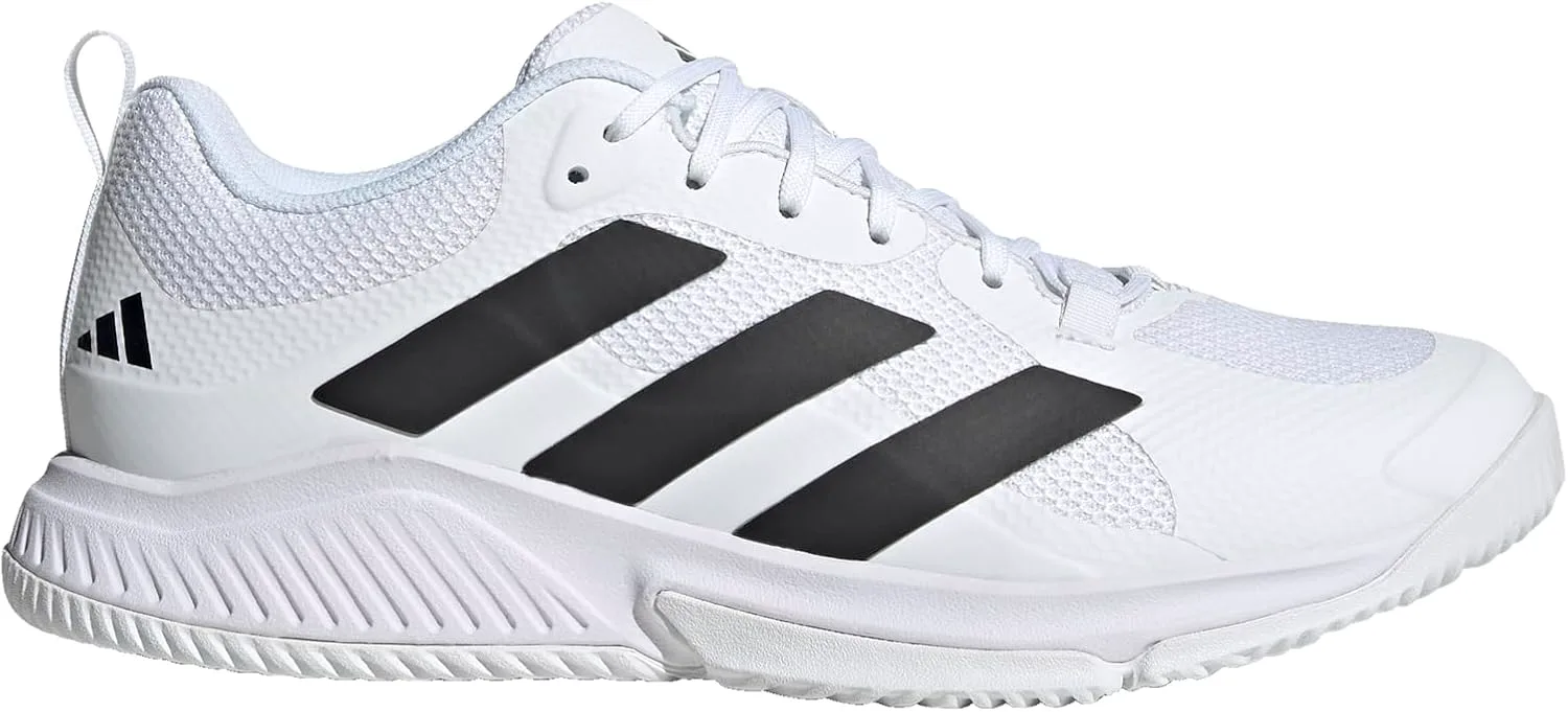 Мужские кроссовки Adidas Court Team Bounce 2.0 для зала, белый/черный — фото 3