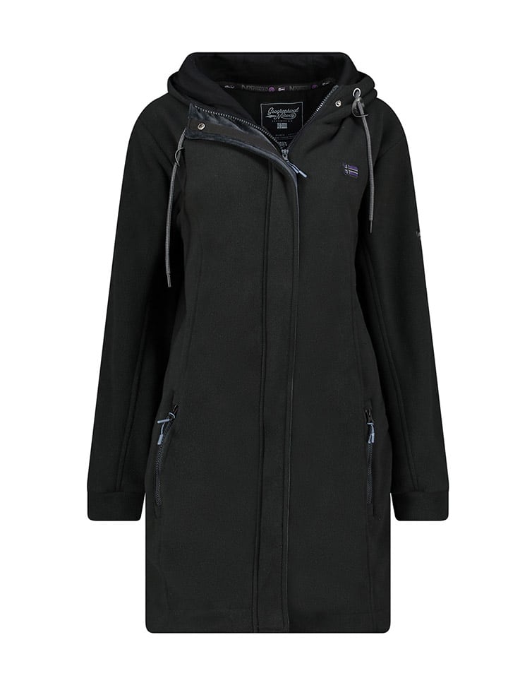 

Флисовое пальто Тимоти черного цвета Geographical Norway