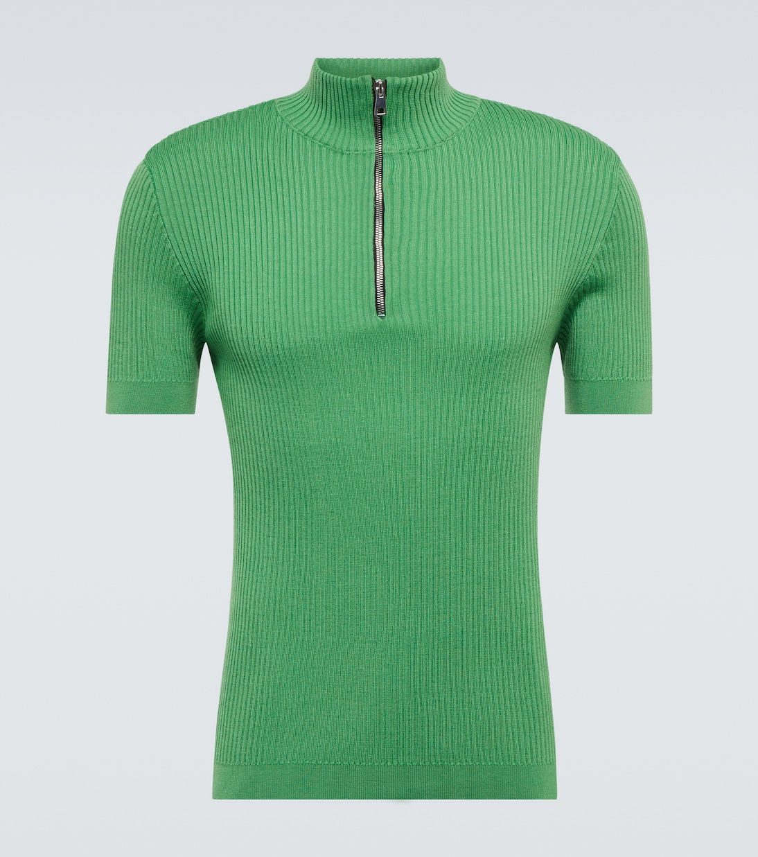 

Шерстяной свитер с застежкой-молнией на половину длины Winnie New York, зеленый