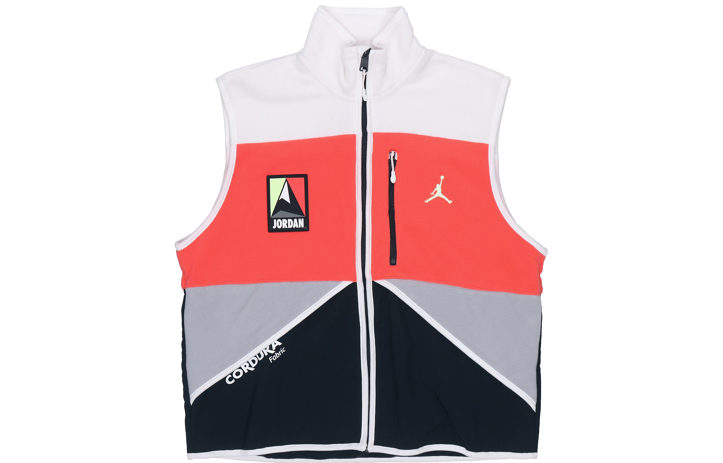 Jordan Зимний утилитарный жилет белый оранжевый черный, White Orange Black Multicolor — фото 2