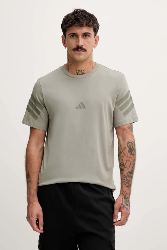 

Футболка Fi 3S из хлопка Adidas, зеленый