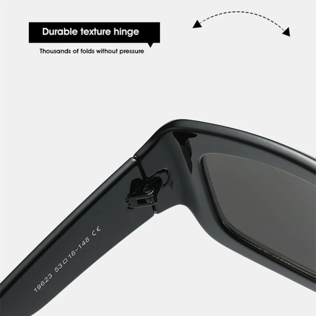 

Модные большие солнцезащитные очки для женщин, конфетного цвета, с защитой от УФ-излучения UV400, для мужчин и для активного отдыха на природе VFDHN, Black Gray