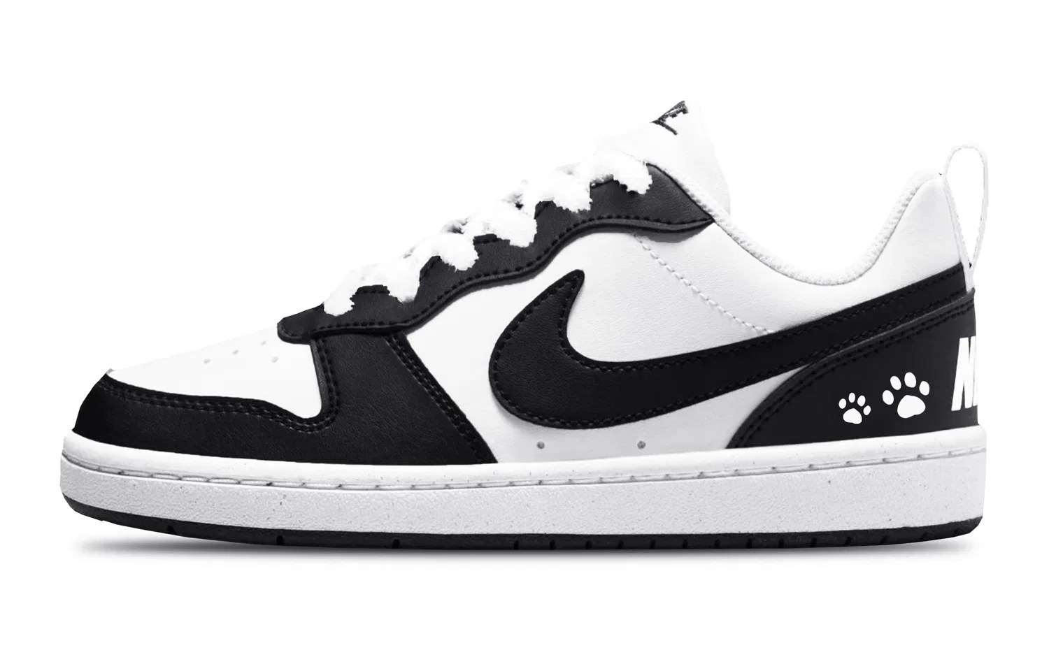 Кроссовки для скейтбординга Court Borough Kids' Black Teenagers Nike