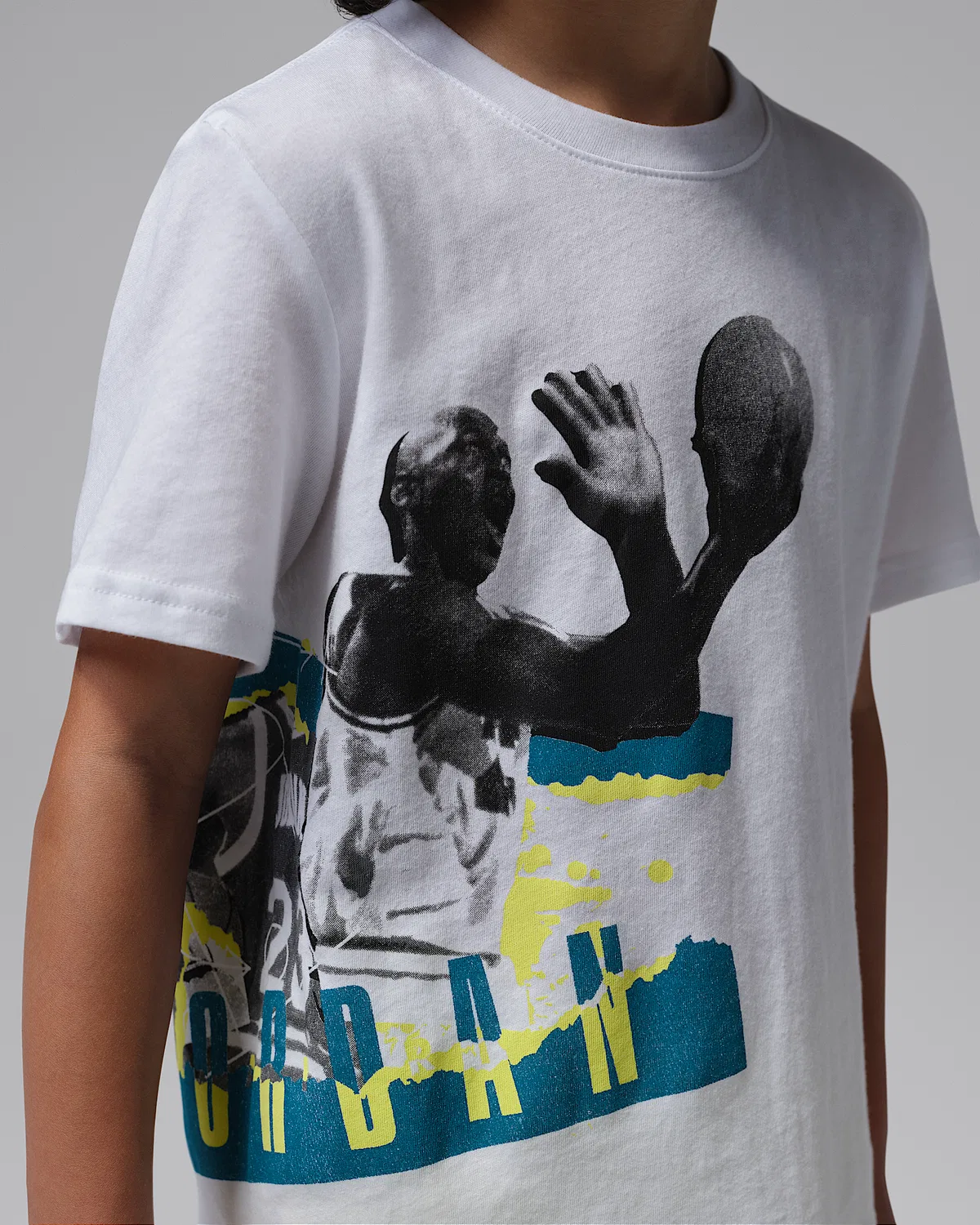 Детская футболка Jordan History Lesson, White — фото 4