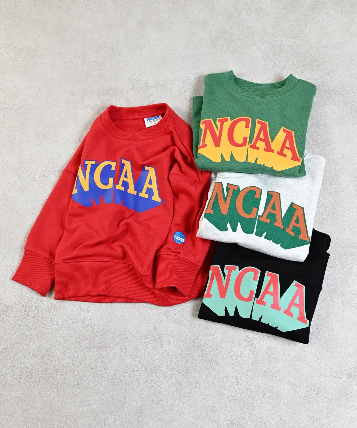 Свитшот с принтом NCAA из полиэстера и хлопка, красный — фото 2