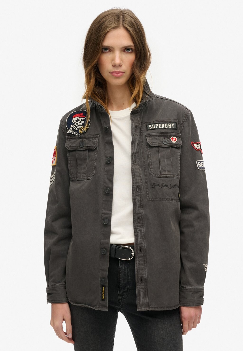 

Джинсовая куртка SCOUT Superdry, черный