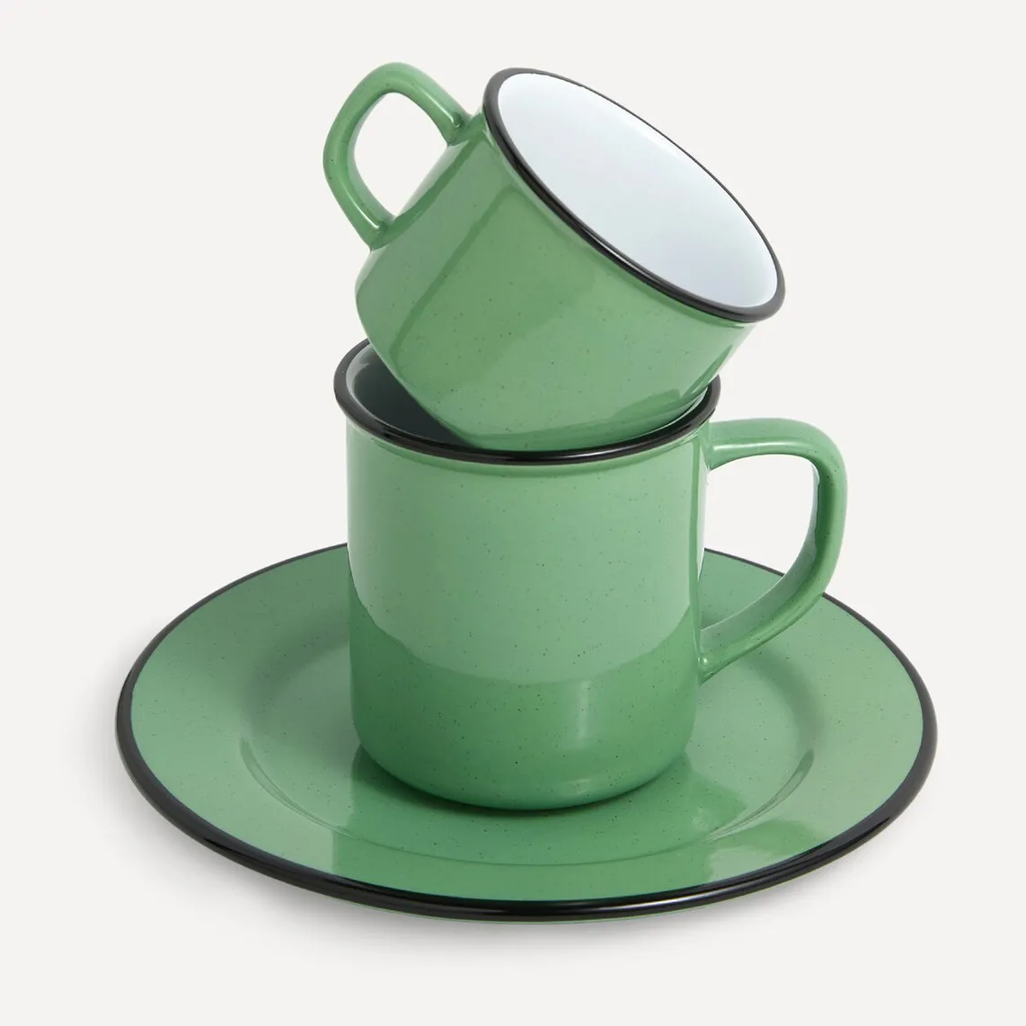 

Кофейно-чайный сервиз Umea Verde El Corte Inglés, зеленый