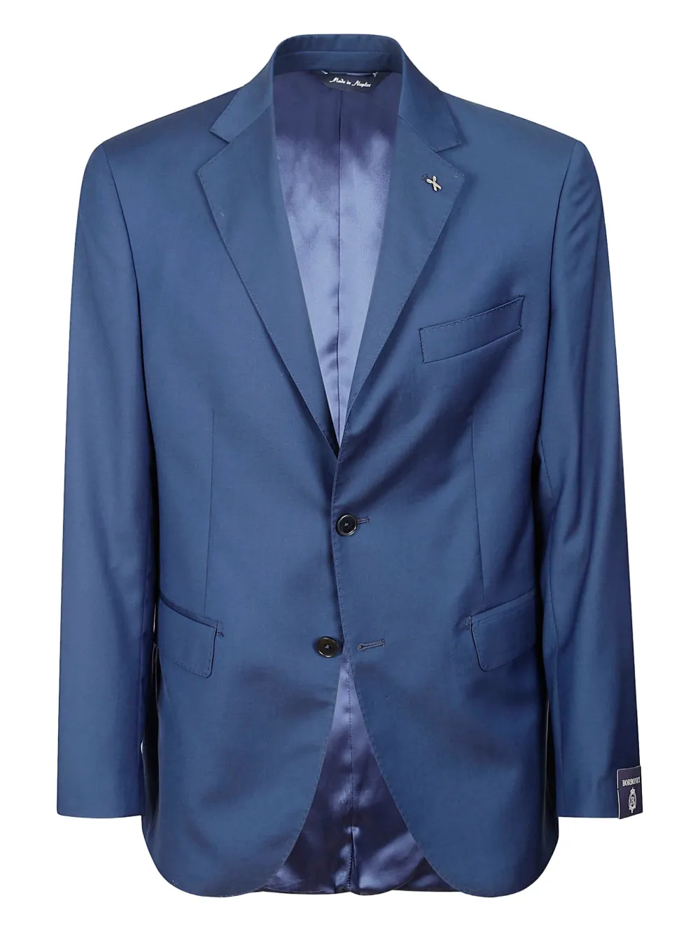 

Костюм с однобортным пиджаком Borbonici, синий