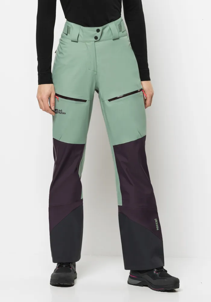 

Лыжные брюки Jack Wolfskin "ALPSPITZE 3L PANTS W", цвет Rauchmint