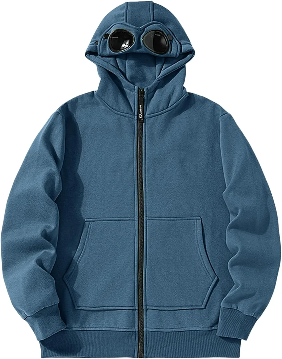 

Мужская толстовка с маской для сна, свободный крой, на молнии RSZGSWS