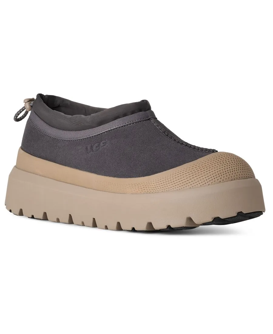 Мужские сабо Tasman Weather Hybrid без шнурков UGG, obsidian/cobble серый