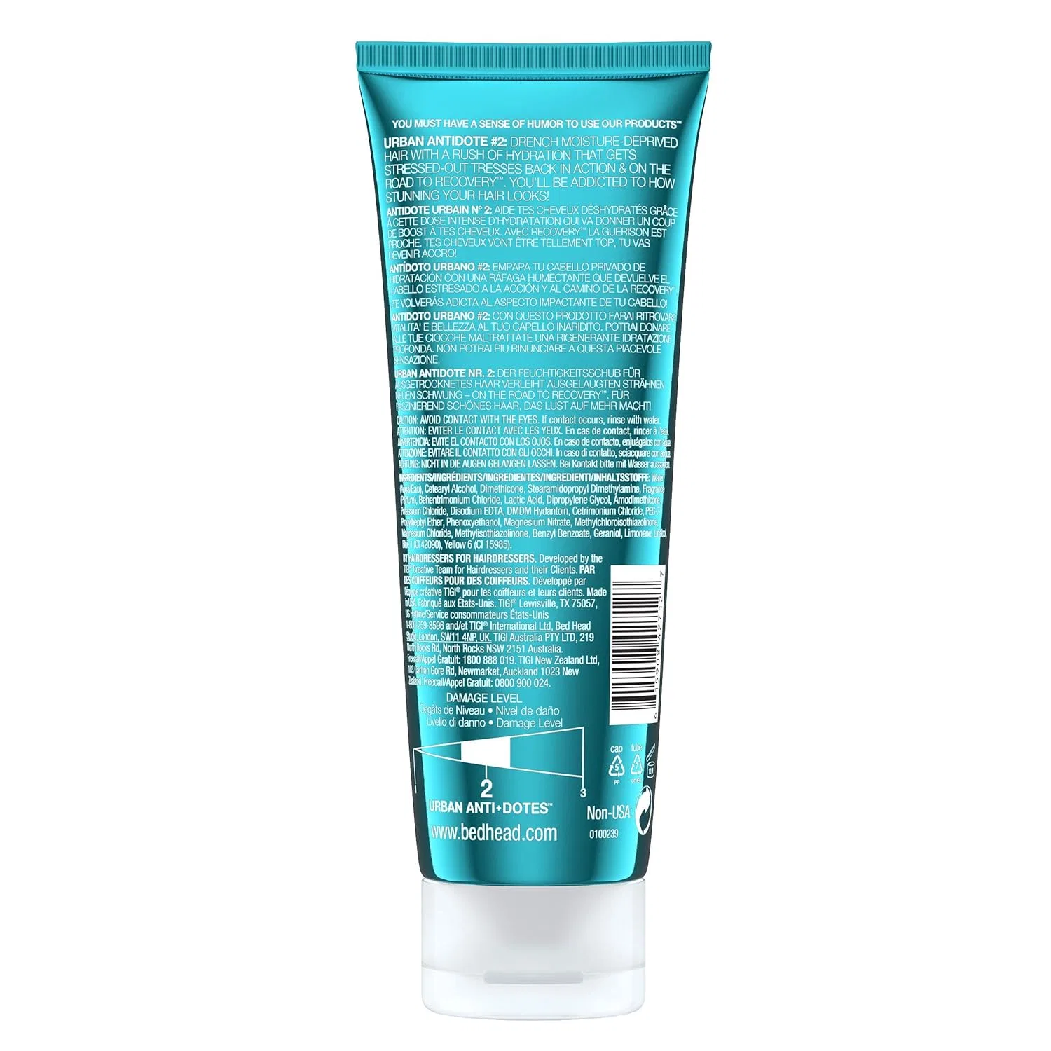 Увлажняющий кондиционер BED HEAD by TIGI Urban Antidotes Recovery, 75 мл Bed Head — фото 3